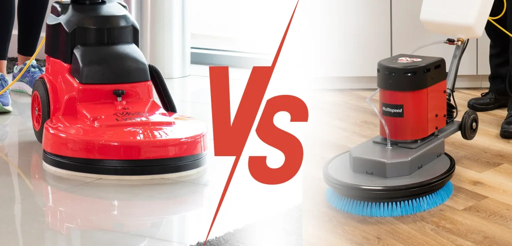 Floor Buffer vs Burnisher