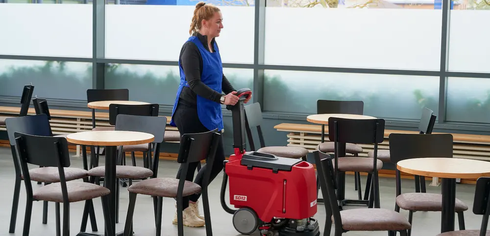 Compact 12L Scrubber Dryer: SD12