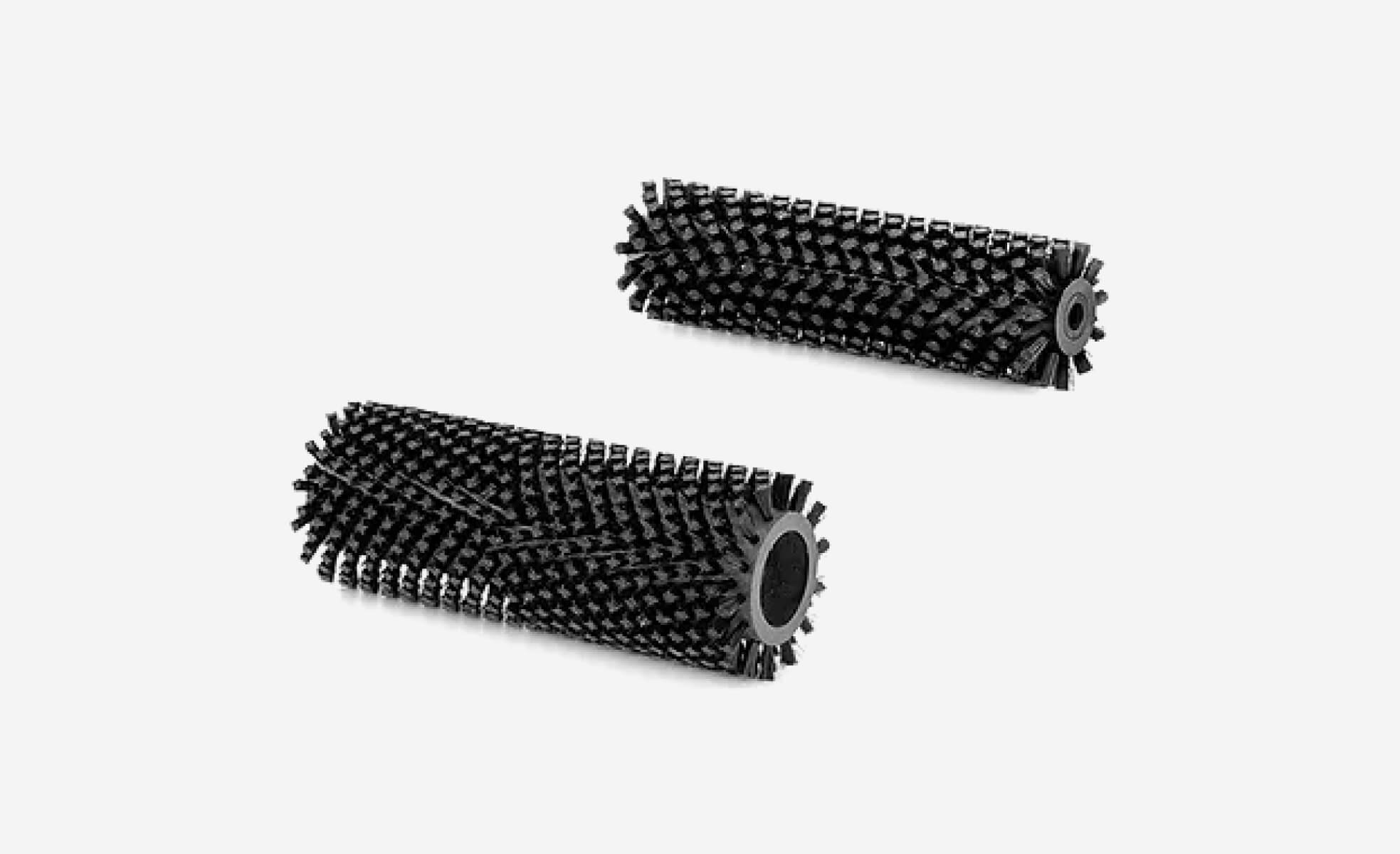 Counter-rotating brushes