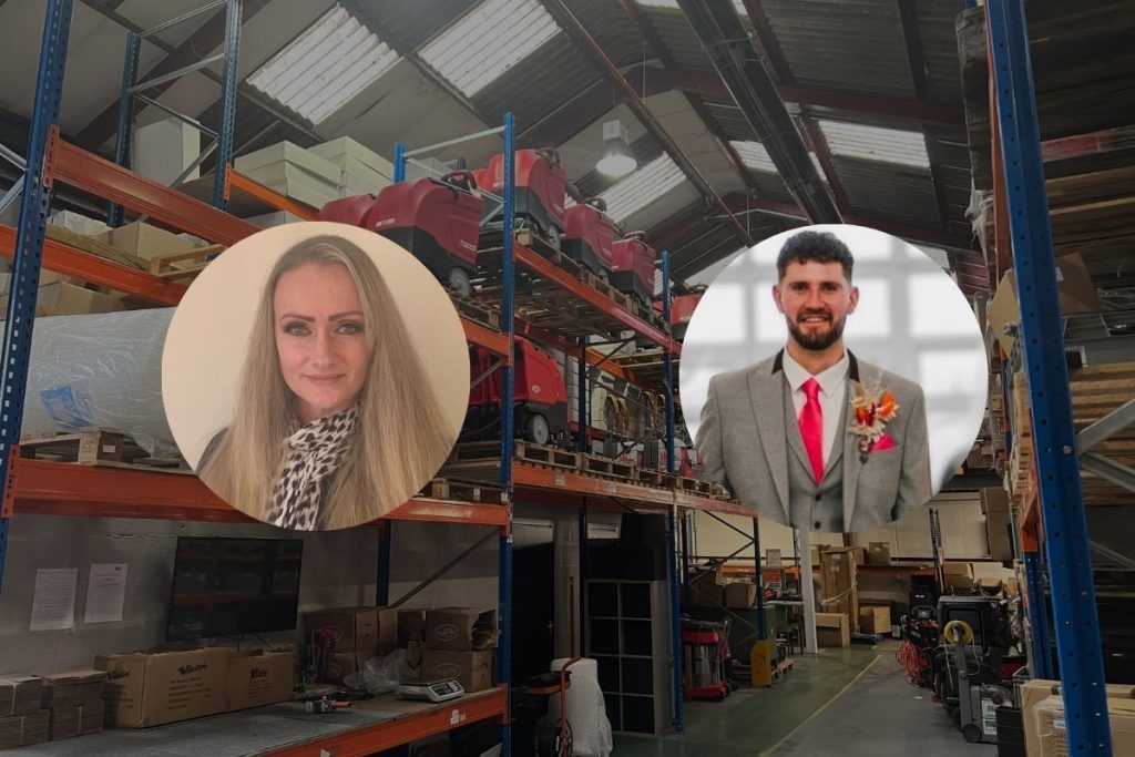A picture of the two new members of staff.